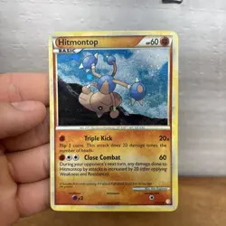 Hitmontop - 5/123 - Pokemon Heart Gold Soul Silver Holo Rare MP - Image 1
