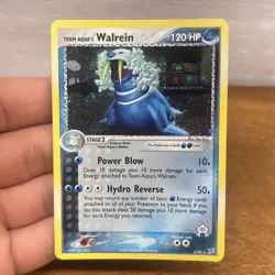Team Aqua’s Walrein - Holo - 6/95 EX Team Magma vs Team Aqua - Pokemon TCG 2004 - Image 1
