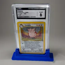 1999 Pokemon CLEFABLE 1/64 Holo Rare Jungle Set CGC 6 EX/NM - Image 5