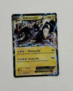 POKEMON POKEMON TCG 2012 ZEKROM EX BW38 BLACK WHITE HOLO BLACK STAR PROMO NM - Image 2