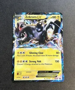 POKEMON POKEMON TCG 2012 ZEKROM EX BW38 BLACK WHITE HOLO BLACK STAR PROMO NM - Image 4