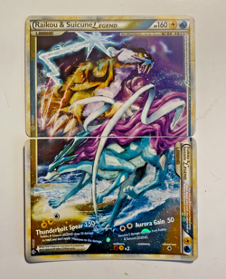 Raikou & Suicune Legend (Top and Bottom) Holo 92/95 93/95 2010 LP Pokemon TCG - Image 1