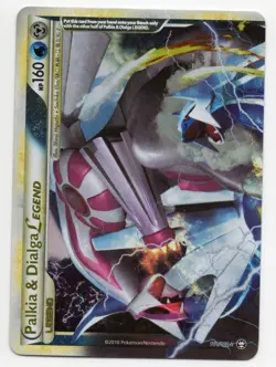 Pokemon: Triumphant *Foil* Palkia & Dialga Legend (101/102) Top - Image 1