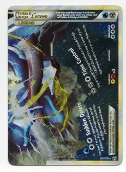 Pokemon: Triumphant *Foil* Palkia & Dialga Legend (102/102) Bottom - Image 1