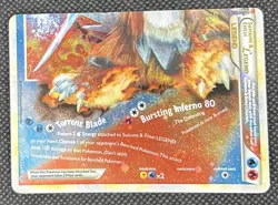 Pokemon TCG • Suicune & Entei Legend (Bottom) • Unleashed 95/95 • LP Holo Swirl - Image 1