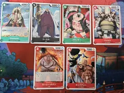 59 One Piece Cards OP01-OP02 Uncommon/Common card Bulk Lot | NM - Image 1
