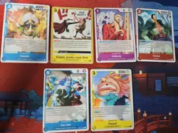 59 One Piece Cards OP01-OP02 Uncommon/Common card Bulk Lot | NM - Image 5