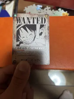 One Piece TCG OP13-118 V.3 Monkey.D.Luffy Wanted SP NM - Image 2