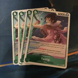 4x Tashigi OP14-029 R - The Azure Sea's Seven ENGLISH OP14 One Piece PLAYSET - Image 1