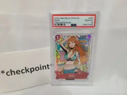 2024 ONE PIECE OP06-WINGS OF THE CAPTAIN TREASURE RARE #007 NAMI PSA 10 - Image 1