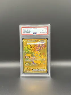 2025 POKEMON PRE EN-PRISMATIC EVOLUTIONS HYPER RARE #179 PIKACHU EX PSA 10 🔥🔥 - Image 1