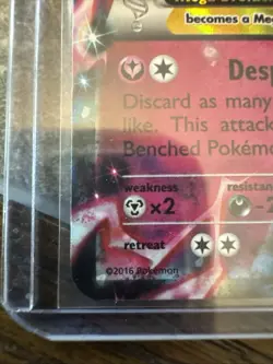 Pokemon TCG M Gardevoir EX Full Art Holo 112/114 XY-Steam Siege MP - Image 5