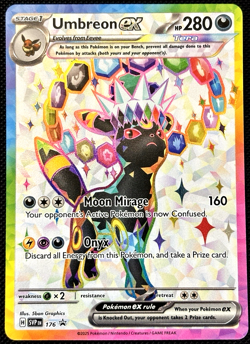 Pokemon TCG - Umbreon EX SVP 176 Black Star Promo Full Art Near Mint - Image 1