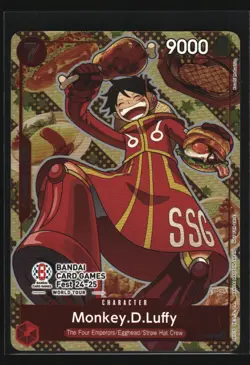 Monkey.D.Luffy (Bandai Card Games Fest 24-25) One Piece Promotion Cards #P-080 - Image 1