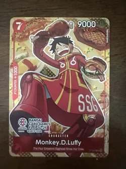 Monkey.D.Luffy (Bandai Card Games Fest 24-25) P-080 One Piece Promotion Cards... - Image 1
