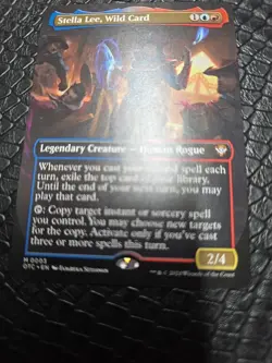 Stella Lee, Wild Card Borderless Commander Outlaws Of Thunder Junction MTG NM - Image 1