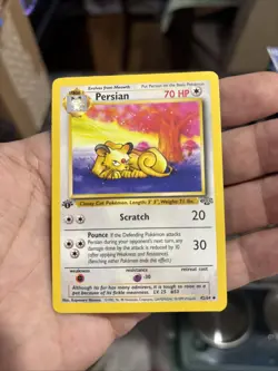 Persian Jungle 42/64 1st Edition Pokemon Card - Image 1