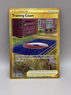 Training Court 282/264 Fusion Strike Gold Secret Rare Holo Pokemon TCG Card - Image 1