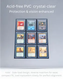 Toploader Binder - Holds 288+ TopLoaders for Cards, 9 Pocket Loader Binders - Image 3