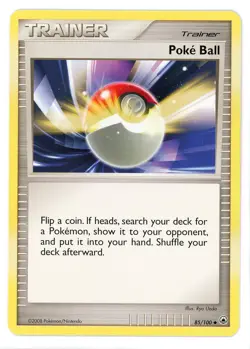 Poke Ball 85/100 Majestic Dawn Pokemon Card - Image 1