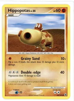 Hippopotas 66/100 Majestic Dawn Pokemon Card - Image 1