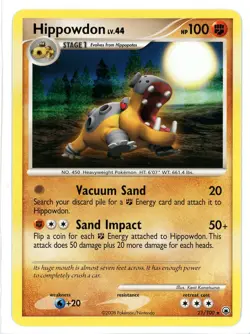 Hippowdon 21/100 Majestic Dawn Pokemon Card - Image 1