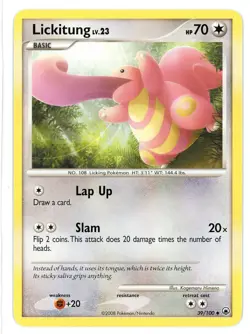 Lickitung 39/100 Majestic Dawn Pokemon Card - Image 1