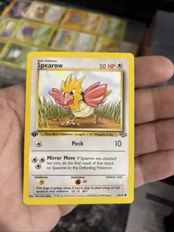 Pokemon TCG Jungle Spearow Card 62/64 Regular Common 1st Edition - Image 1
