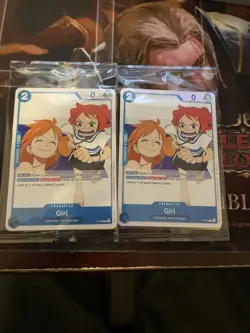 Sealed One Piece Promo Card P-096 Girl Nami OP14 Pre Release - Image 1