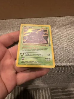 Pokemon Card - Muk 13/64 Fossil Set Holo Rare Vintage WOTC - Image 4