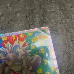 Pokemon Card Nidoking Hologram Kira Card Top Sun - Image 4
