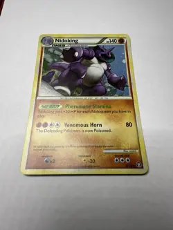 Nidoking 6/102 Triumphant Holo LP Pokemon Card - Image 1