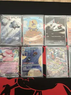 Set Of 10 Pokemon Holos From Scarlet And Violet Era And Mega All Cards NM - Image 2