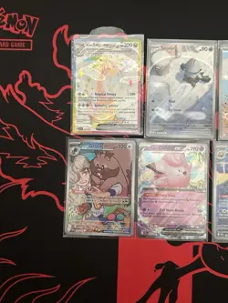 Set Of 10 Pokemon Holos From Scarlet And Violet Era And Mega All Cards NM - Image 4