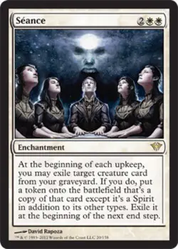 Seance NM/SP Dark Ascension MTG Magic The Gathering White English Card - Image 1