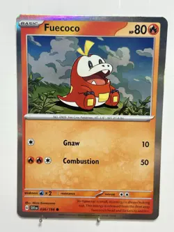 SKELEDIRGE EVOLUTION LINE [Z] | 6 Card Lot Fuecoco | All Holo or Rev | NM/M - Image 2