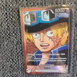 Sabo Alt Art OP13-004 L Carrying on His Will ONE PIECE Card Game ENGLISH ALT L - Image 2