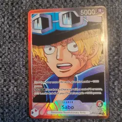 Sabo Alt Art OP13-004 L Carrying on His Will ONE PIECE Card Game ENGLISH ALT L - Image 3