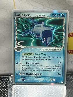 Pokemon TCG Latios EX Dragon Frontiers Holo Rare Card 96/101 Delta Species EX - Image 1