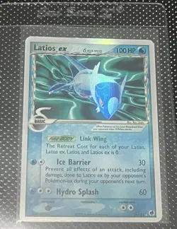 Pokemon TCG Latios EX Dragon Frontiers Holo Rare Card 96/101 Delta Species EX - Image 2