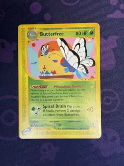 Butterfree Expedition Base Set 038/165 Regular Card Pokemon TCG Rare - Image 1