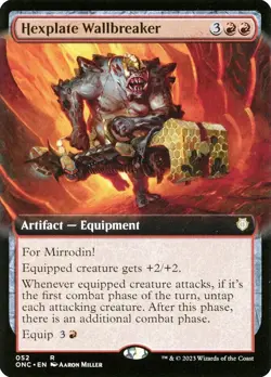 MTG Hexplate Wallbreaker Borderless Extended Art - Phyrexia: All Will Be One - Image 1