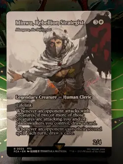 MTG Minwu, Rebellion Strategist Mangura, the Diplomat (Showcase) Final Fantasy - Image 1
