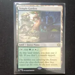 Wizards of the Coast Magic: The Gathering Temple Garden Land Rare 268 - Image 1