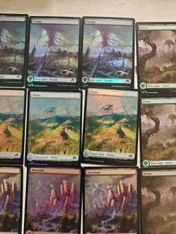 MTG Magic, MH3 Modern Horizons 3 Foil And Non foil land Lot Of 29 - Image 4