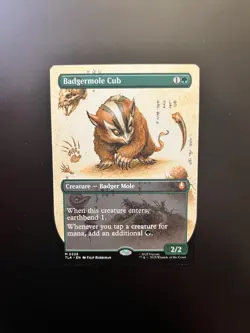 Badgermole Cub (Borderless) Avatar: The Last Airbender Regular - Image 1