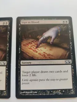 MTG Sign in Blood Magic 2013 110/249 Regular Common x 2 - Image 3