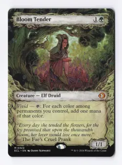 Bloom Tender (Showcase) 0324 (M) MTG Lorwyn Eclipsed (ECL) - Image 1
