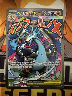 Pokemon TCG - Mega Charizard X EX 023 Mega Evolution Promo Holo - NEAR MINT - Image 1