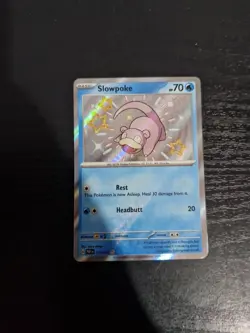 Slowpoke 116/091 Paldean Fates Baby Shiny Pokemon Card Pokemon TCG - Image 1